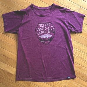 Patagonia Defend Public Lands Capilene Cool tShirt - Large UPF 50